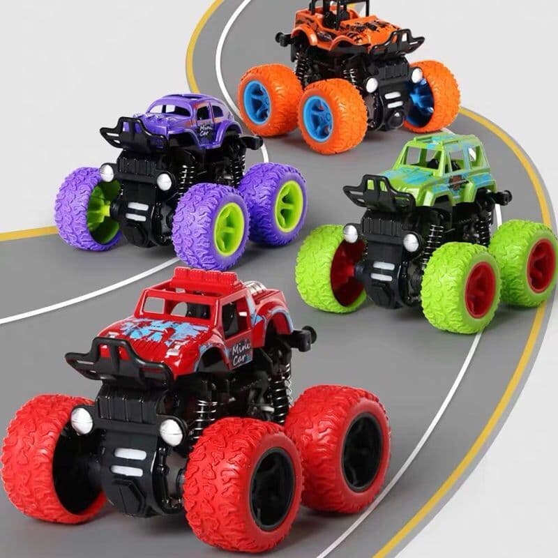 Brinquedo de veículo off-road F inertia, modelo de carro de escalada ultra-durável, carro de brinquedo nostálgico com tr
