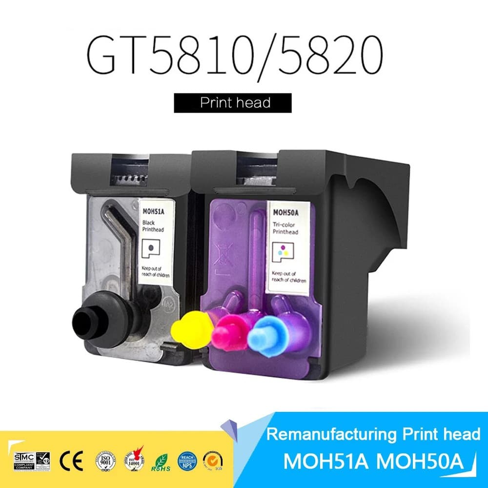 Cabeça de Impressão para HP M0h50a Cor Preta GT5820 5822 316 412 416 FCOU