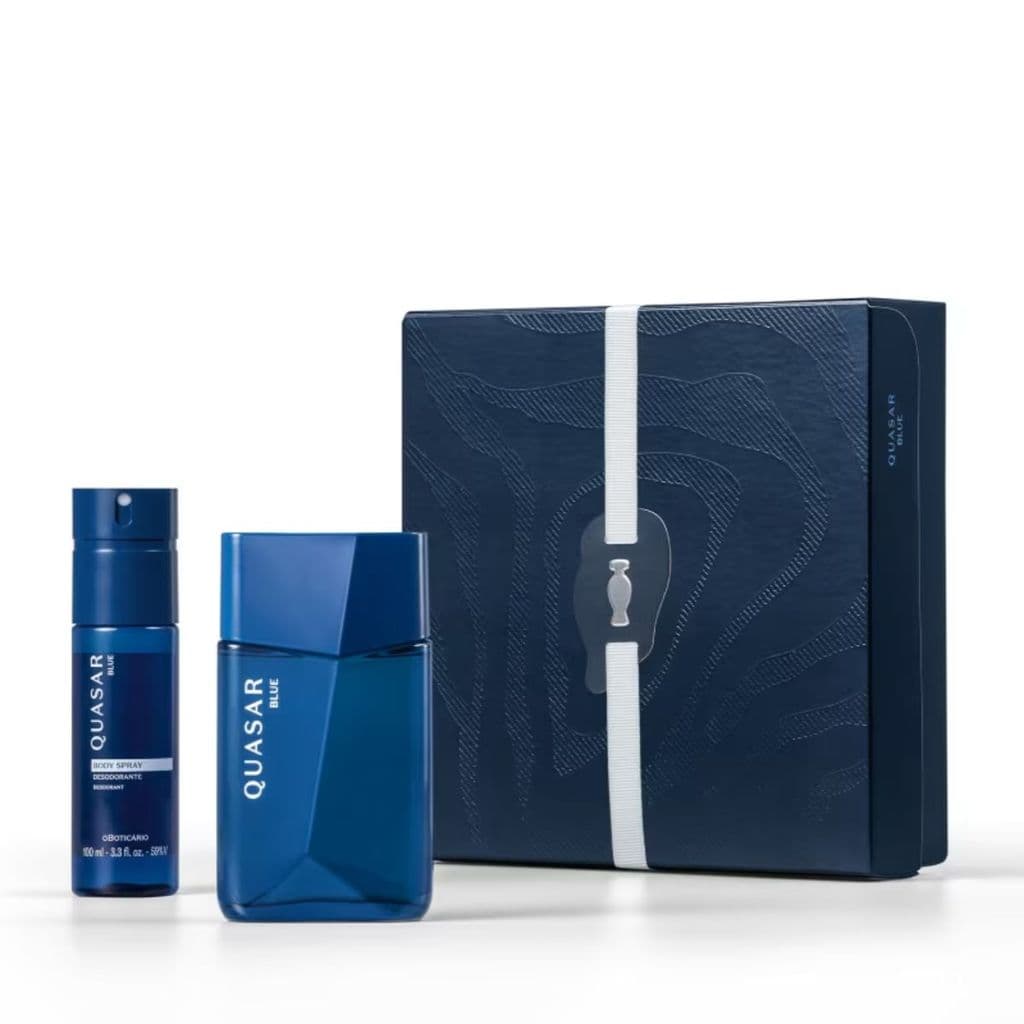 Presente Quasar Blue Pais 26 O Boticário Perfume e Body Spray