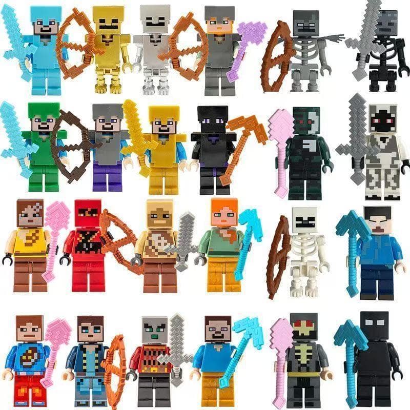 Brinquedos De Blocos De Construção De Partículas Pequenas Compatíveis Com Conjuntos LEGO E Minifiguras .