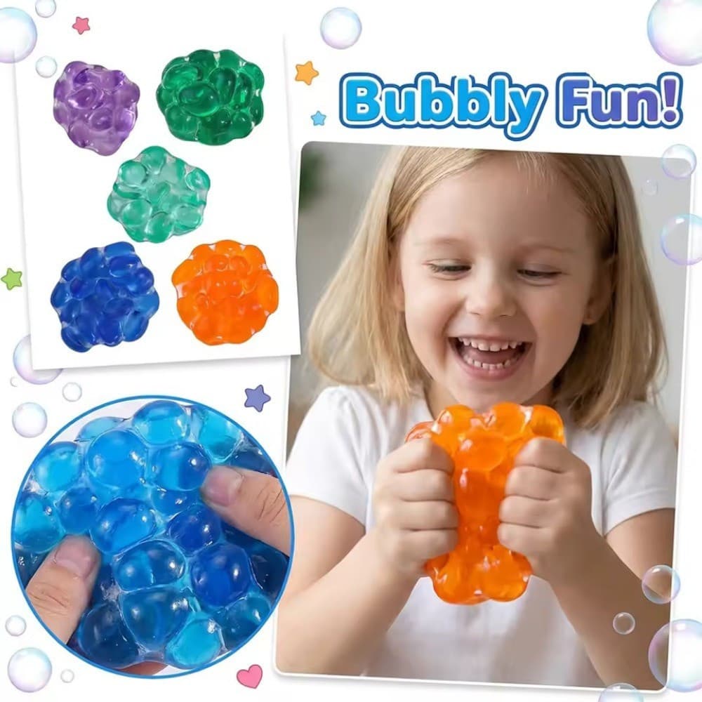 Bola De Alívio Do Estresse Grânulo Cheio Ansiedade Espremer Brinquedo Fidget Portátil Moldável Pitada De Viagem