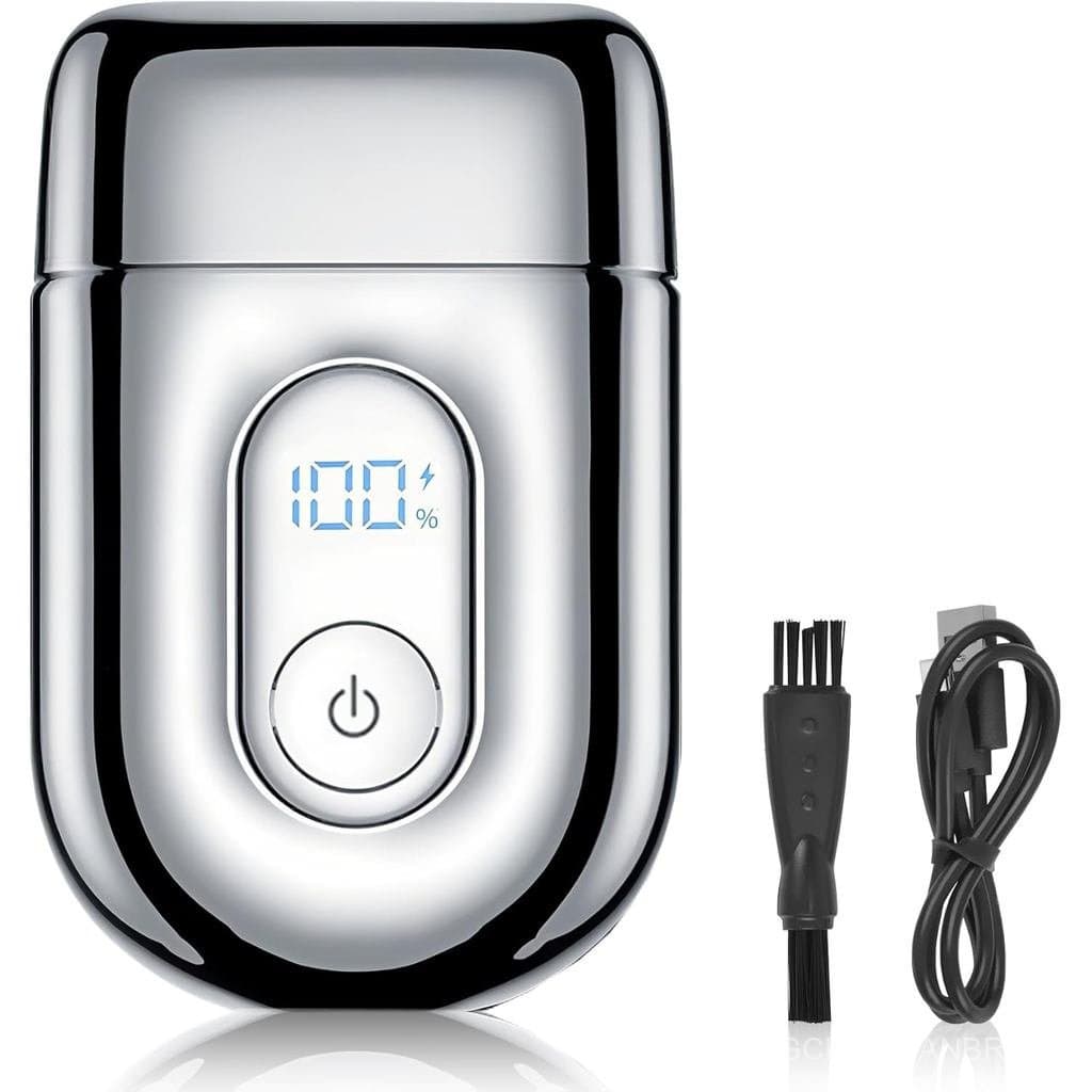 Barbeador Elétrico para Homens, Barbeadores Elétricos de Lâminas para Mulheres, Mini Barbeador de Lâminas com Lâminas Fl