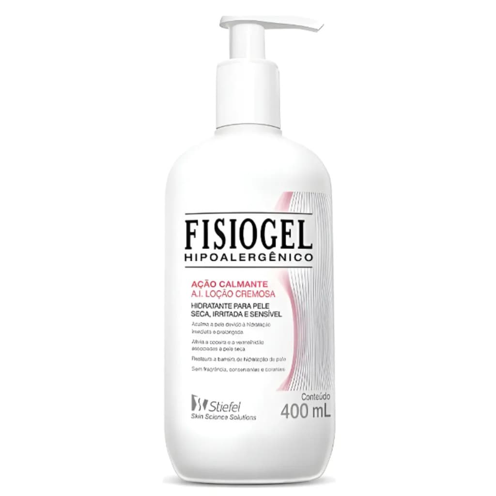 Fisiogel A.I. Loção Cremosa Hidratante Pele Sensí 400ml Pump