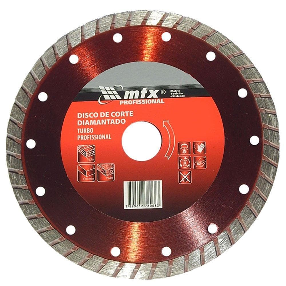 Disco de Corte Diamantado Turbo 230x25,4mm Corte Seco MTX