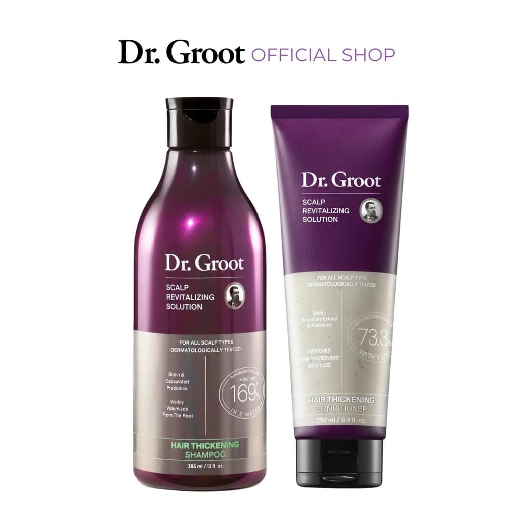 Dr.grootscalprevitalizingsolutionessentialsduo-Biotina E Alecrimcolor-Safeshampoo Condicionadorconjuntohaircareblend