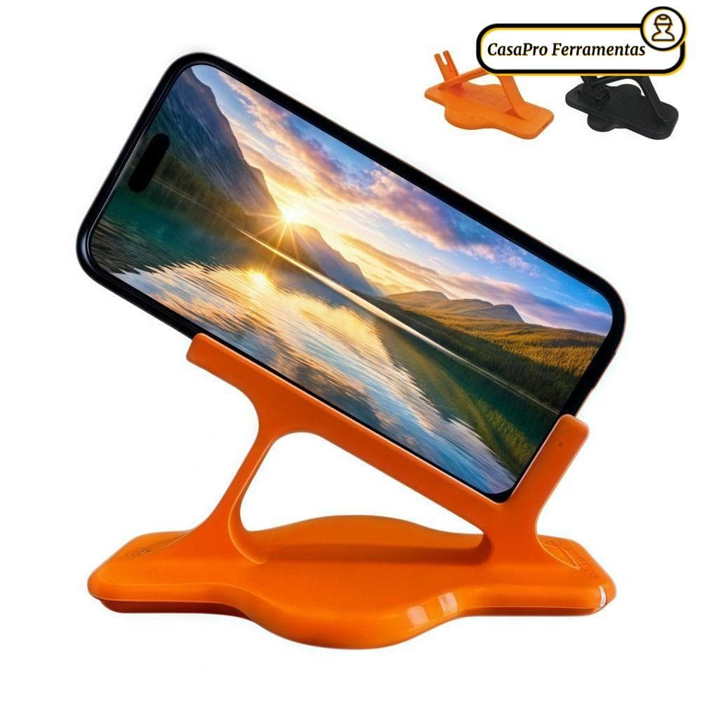 Suporte De Telefone Lateral SUNSHINY , Preguiçoso Resistente De Plástico Horizontal Portátil