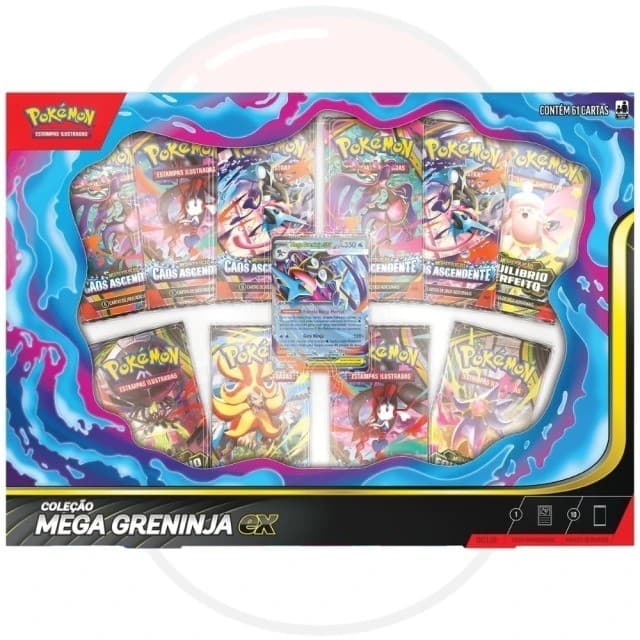 JGS BRINQ CARTON - COLECAO MEGA GRENINJA EX - CERTIFICADO FSC