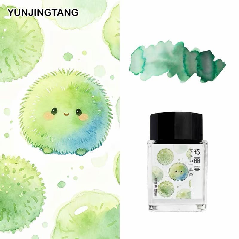 YUNJINGTANG 59 Cores Brilho Caneta Tinteiro Tinta 20ml Colorida Para Canetas De Imersão Jinhao Majohn Hongdian Material