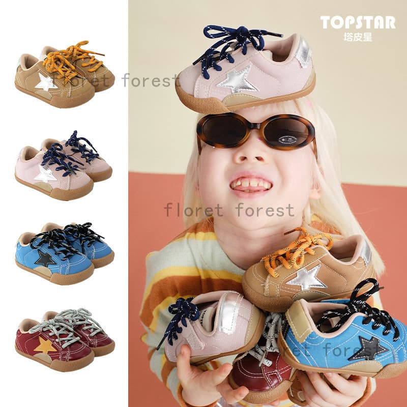 Topstar crianças estrela tênis primavera outono meninos meninas sapatos de treinamento alemão tênis casuais 1-6 jardim d