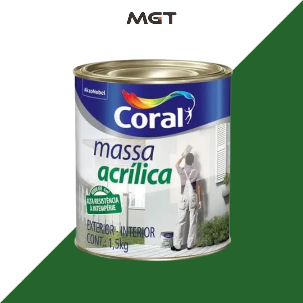 CORAL MASSA ACRÍLICA 1,5KG