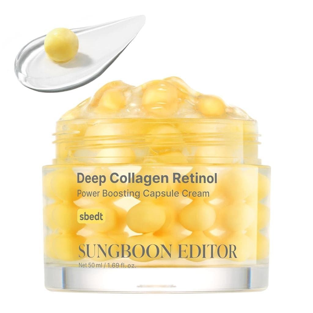 SUNGBOON EDITOR em Cápsulas de Colágeno Profundo e Retinol, hidratante firmador, adequado para linhas finas e