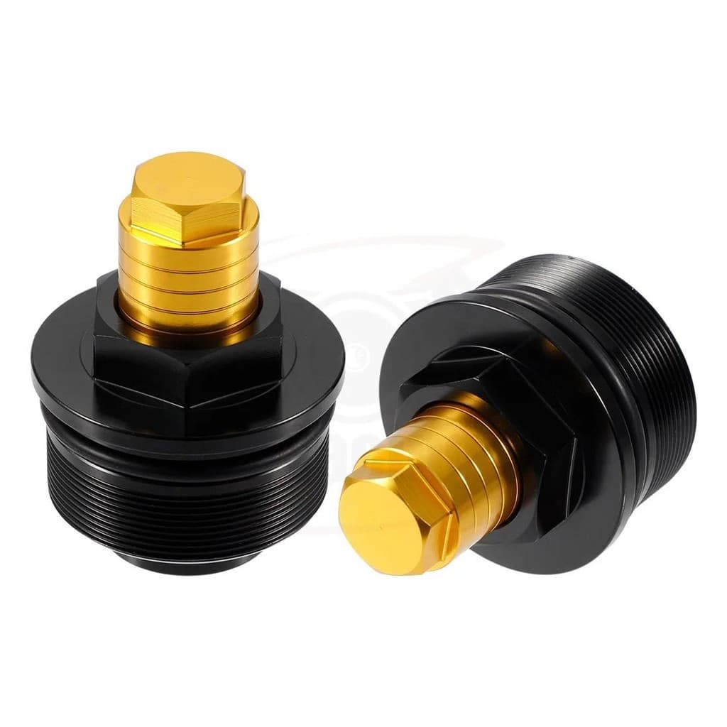 2 Pçs Tampas De Garfo De Pré-Carga Para HONDA VFR800 1998-2001 VFR750F Interceptor RC36 1992-1997 Moto Parafuso De Choqu