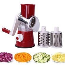 Cortador de legumes multifuncional com rolo para cozinha, fatiador manual doméstico, ralador, cortador de batatas, corta