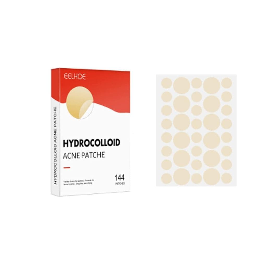 Pacote de 144 adesivos hidrocoloides para uso cosmético, adequados para imperfeições císticas.