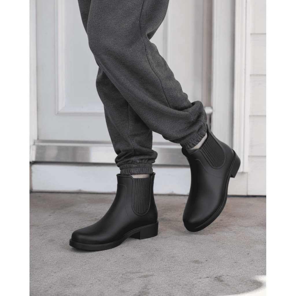 Bota Galocha Masculina PVC Cano Curto Estilo Chelsea