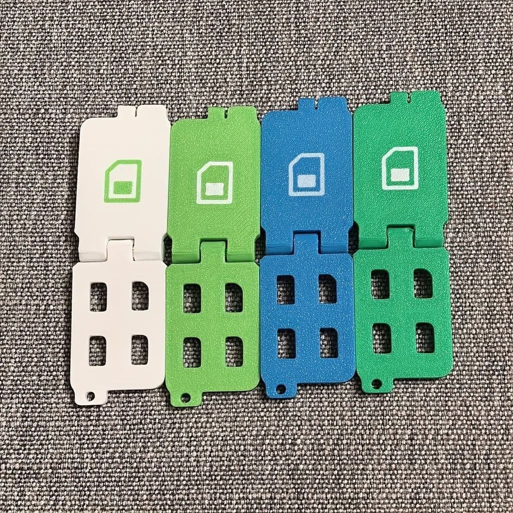 2 Pçs/SET Novo Cartão De Telefone De Viagem E Caixa De Armazenamento De Pino , Clipe De , Acessórios De Equipamentos Ao