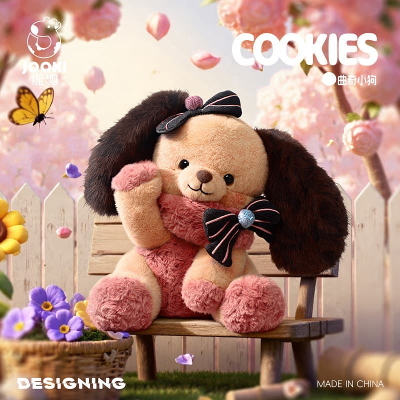 VOLUNN Biscoito Filhote de Cachorro Brinquedo de Pelúcia Boneca Fofa Travesseiro de Dormir Menina Boneca Ragdoll Present