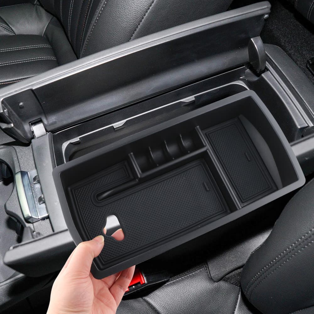 Caixa De Armazenamento De Apoio De Braço Do Carro Organizador Para Peugeot 3008GT 5008 2017-2020 Modelos Console Central