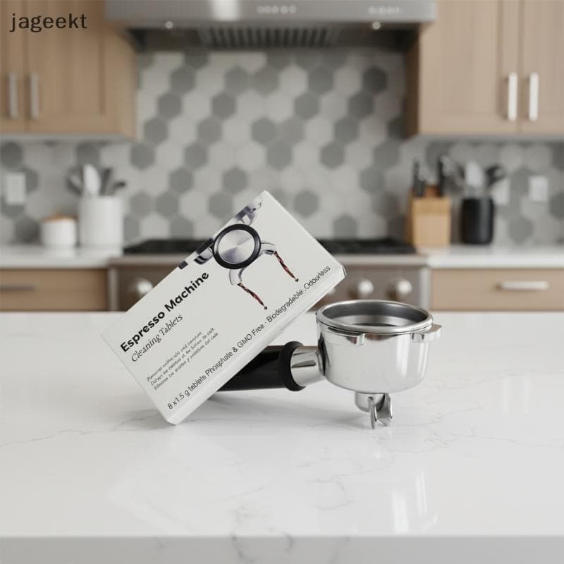 [jageekt] Comprimidos Descalcificadores Para Máquina De Café Expresso , 8 Peças , Conjunto De Limpeza Forte Rotina De Ca