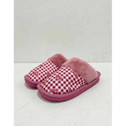 Pantufa De Pelúcia Super Confortável Antiderrapante Ursinhos Rosa Queimado Ursinhos 38 BR