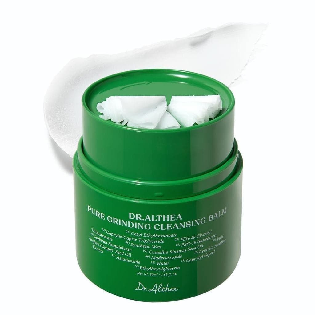 Bálsamo de Pure Grinding da Dr.Althea |   Óleo de Higênico para Maquiagem em Uma Etapa com Madecassoside