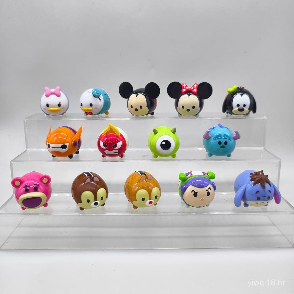 Figuras de brinquedo populares e fofas da série Disney Tsum Tsum, com Minnie, Chip 'n' Dale e Buzz Lightyear SXJG