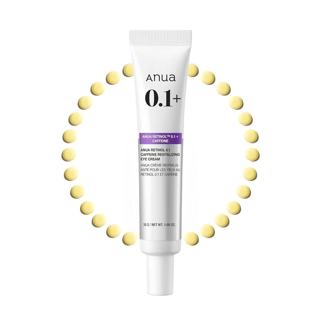 Anua Retinol 0.1 Creme Revitalizante Para Olhos Com Cafeína , Fórmula Leve Olheiras E Inchaços , Hidratante Pele Sensíve