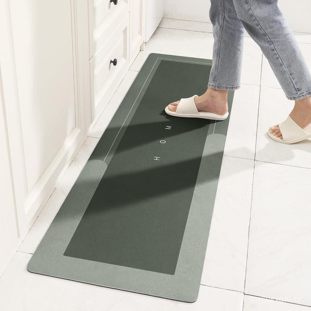 Tapete de Banheiro Super Absorvente, Tapetes de Banheiro de Secagem Rápida, Tapete de Chão Super Absorvente para Sala de