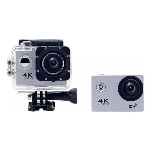 Camera Prova Dagua Ação Cam Sport Full Hd 1080p Wi-fi 4k G+ Cor Preto