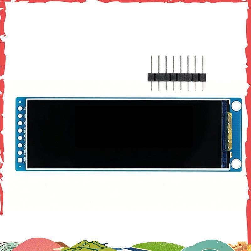 Tela LCD TFT De 2.79 Polegadas NV3007 , Resolução 142x428 , Módulo De Exibição De Colorida SPI De 8 Pinos