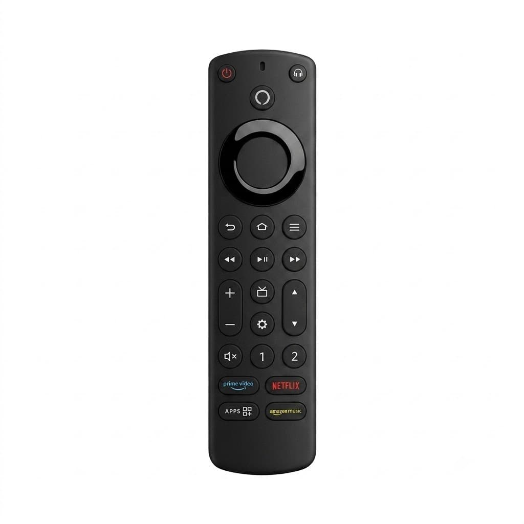 Controle Remoto Para Fire TV Pro Fire TV Cube e Fire TV Stick 2ª e 3ª Geração Teclado Iluminado LE-7673
