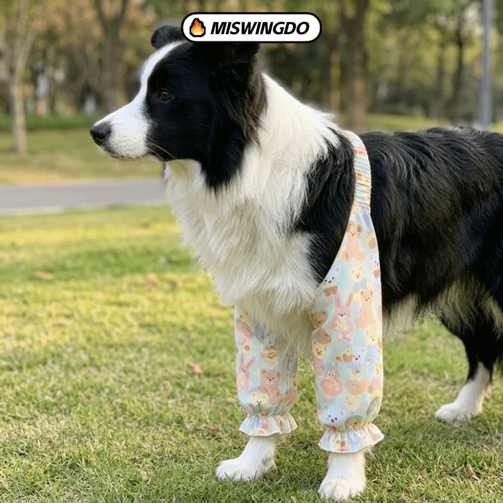 Joelheira Para Cães MISWINGDO , Mangas Dianteiras Pernas , Manga Protetora De Cotovelo Ajustável , Respirável