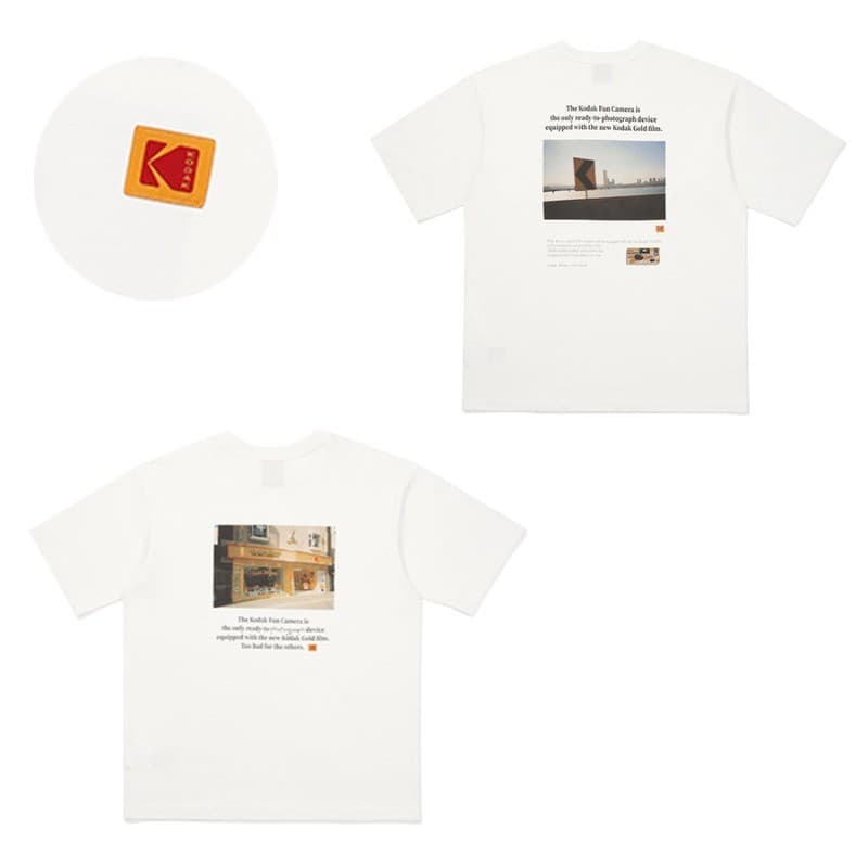 KODAK Novo Masculino E Feminino Casual Impresso 100 % Algodão Macio Premium Camiseta Em Torno Do Pescoço De Manga Curta