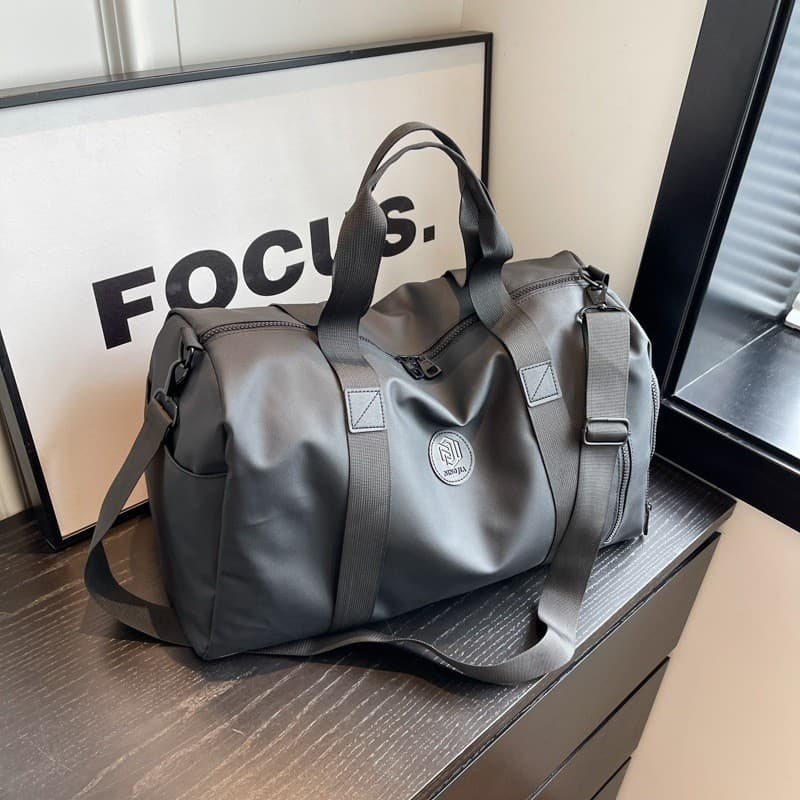 Bolsa de bagagem masculina e feminina, bolsa esportiva de grande capacidade para academia, viagem de alta qualidade, cor