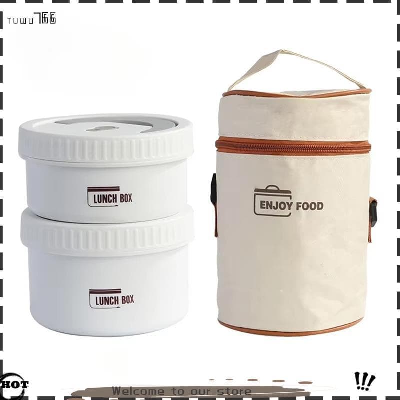 Lancheira Com Isolamento Térmico De Aço Inoxidável , Recipiente De Refeição Saco Isolante , Armazenamento De Alimentos P