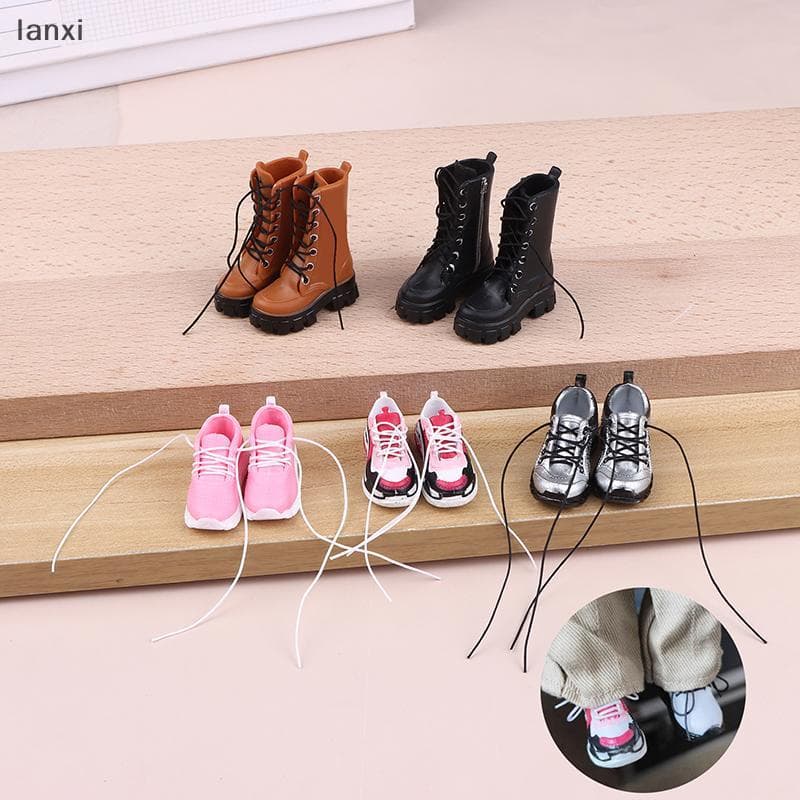[LANXI] Botas Esportivas De 3.5 Cm De Comprimento , Tênis Para Acessórios De Vestir 1/6 , Adereços De Casa De Bonecas Fa