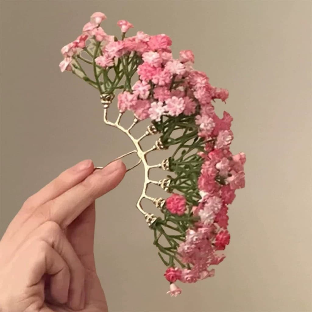 Gypsophila hairpin doce temperamento antigo hairpin novo chinês novo estilo acessórios de cabelo