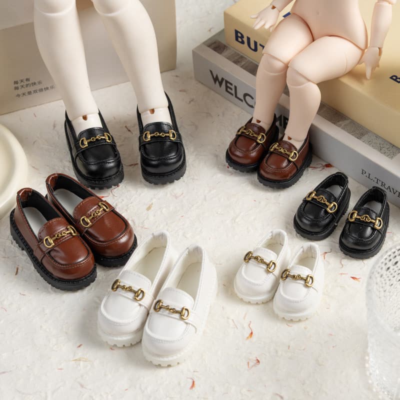 1/3,1/4,1/6 BJD Mini Sapatos De Bebê JK Le Fu Pequenos Couro Retro Acessórios Para
