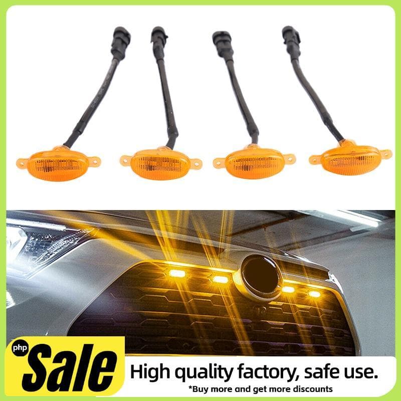 [Plug & PLAY] Carro LED Grade Dianteira Fumado Luzes Diurnas Lâmpada Para Captador Universal SUV Caminhão Sedan