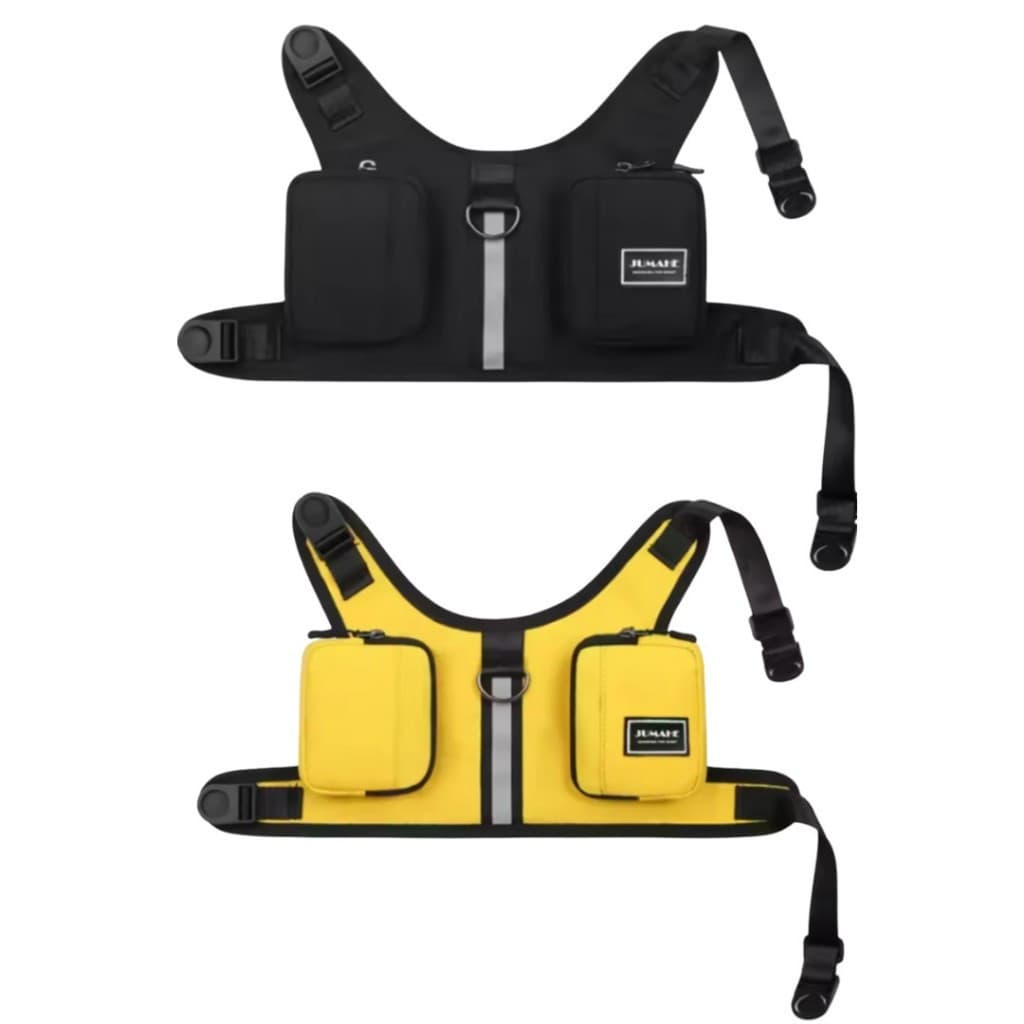 Colete Pet Refletivo com Bolsos, Reforçado, Acolchoado e Ajustável – Grande e Médio Porte LR-0307