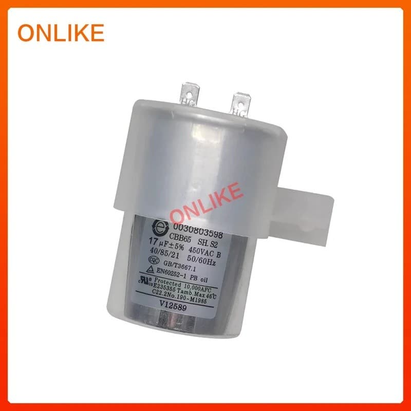 Nova Máquina De Lavar Haier Dual Power CBB65A-1 17UF 450V Capacitor De Partida Totalmente Automático