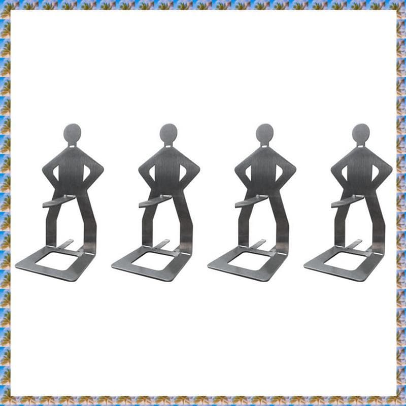 [bo7w15gmoh.br] 4 Peças De Acessórios Engraçados Para Churrasco , Cachorro-Quente , Salsicha , Suporte Portátil Rack Tor