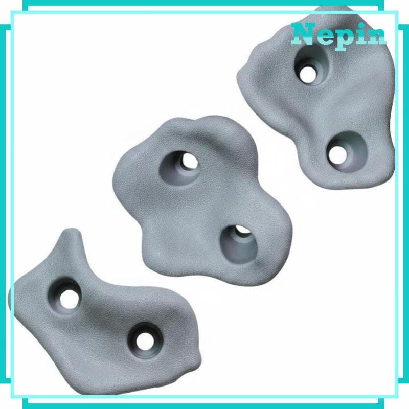 [Nepin] Conjunto De 10 Peças De Alças Texturizadas Para Escalada , Textura Antiderrapante , De Parede Infantis , Fáceis