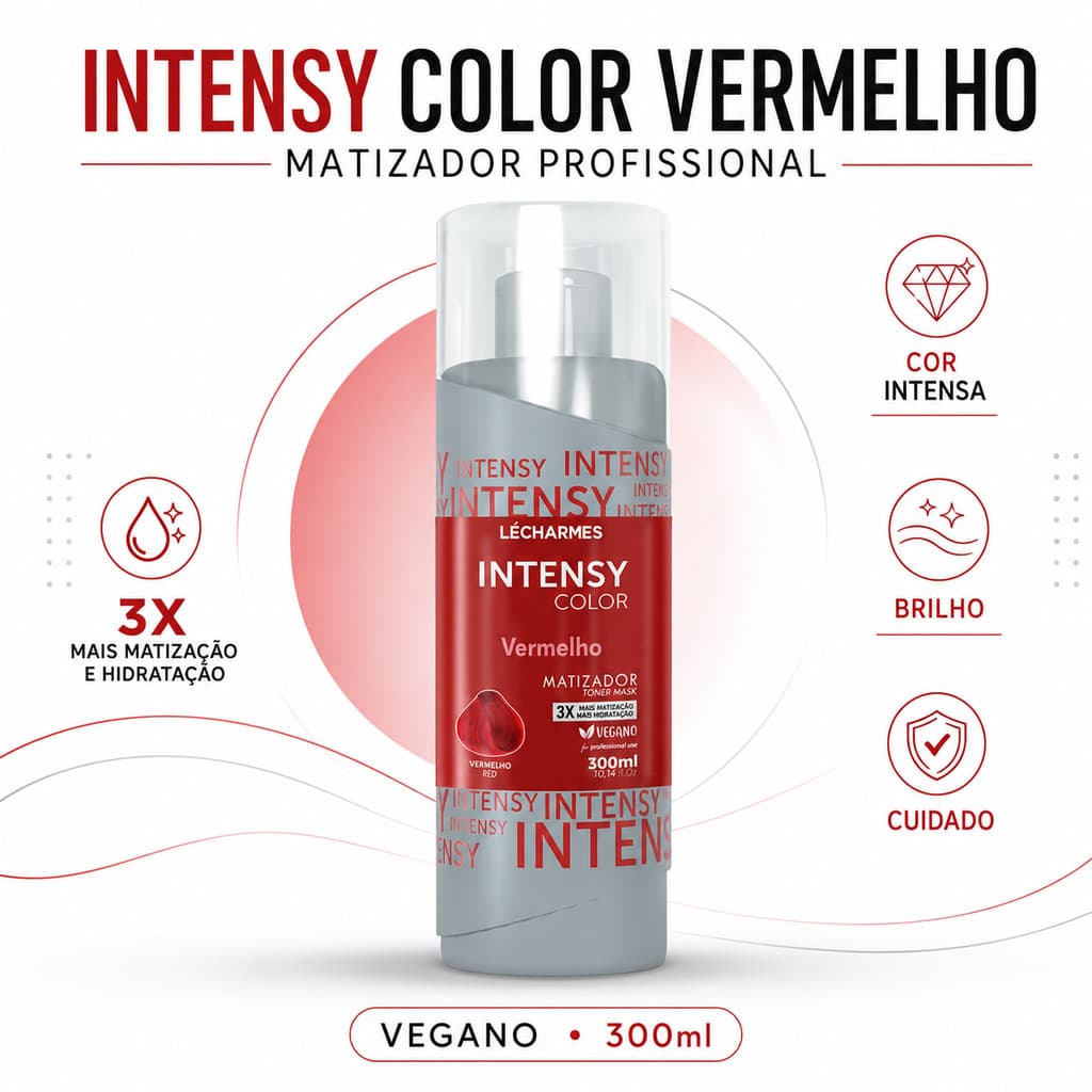 LÉ Charmes Matizador RED Intensy Color Vermelho 300ml