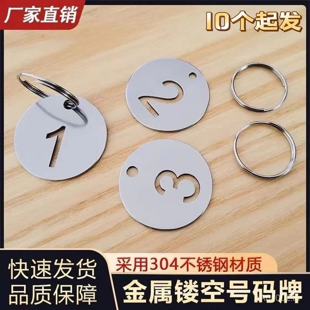 Placas de identificação vazadas em aço inoxidável, etiquetas de mão, etiquetas para copos de água de jardim de infância,