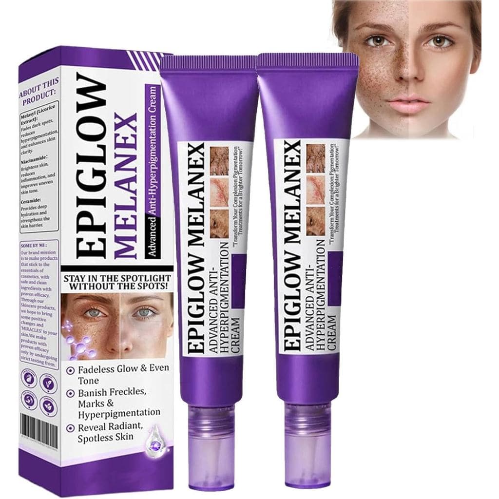 2PC Ceoerty ELOW MelanEX Creme Anti-Hiperpigmentação Avançado, Creme ELOW MelanEX para Tratamento de Hiperpigmentação, T