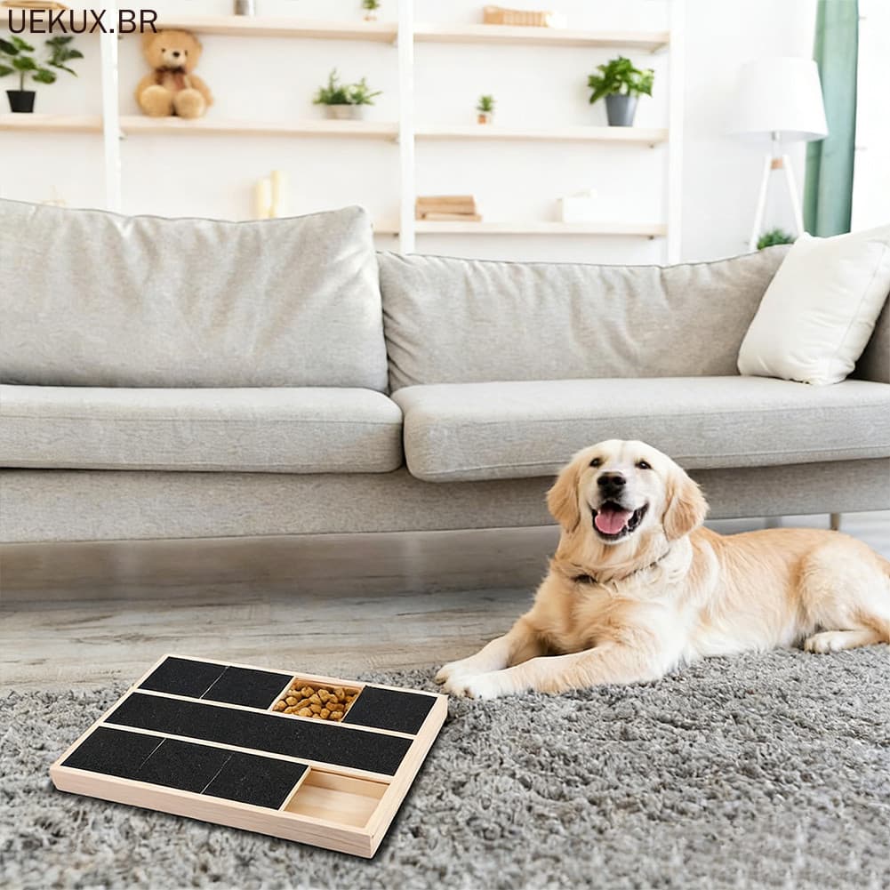 Placa Para Arranhar Unhas De Cachorro Com Caixa De Guloseimas , Fácil De Usar , Brinquedo Lixa De Dispensador De Tratame