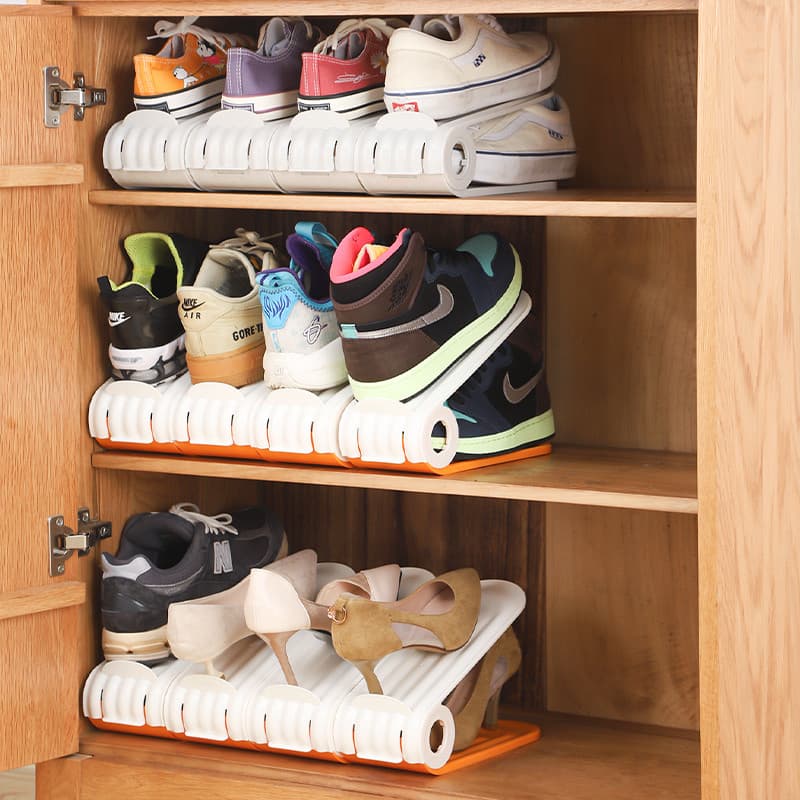 Armário de sapatos que economiza espaço, armazenamento de sapatos, ferramenta útil, Rack de sapatos, tênis transparentes