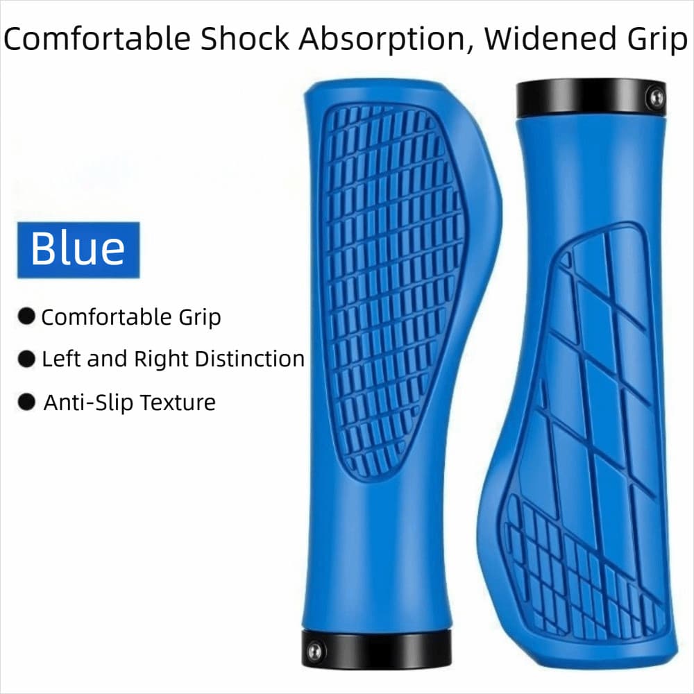 Punhos De Bicicleta AHMVEX , Antiderrapantes Com Fechadura Para Mountain Bike Ergonômicos De Borracha Macia Guidão