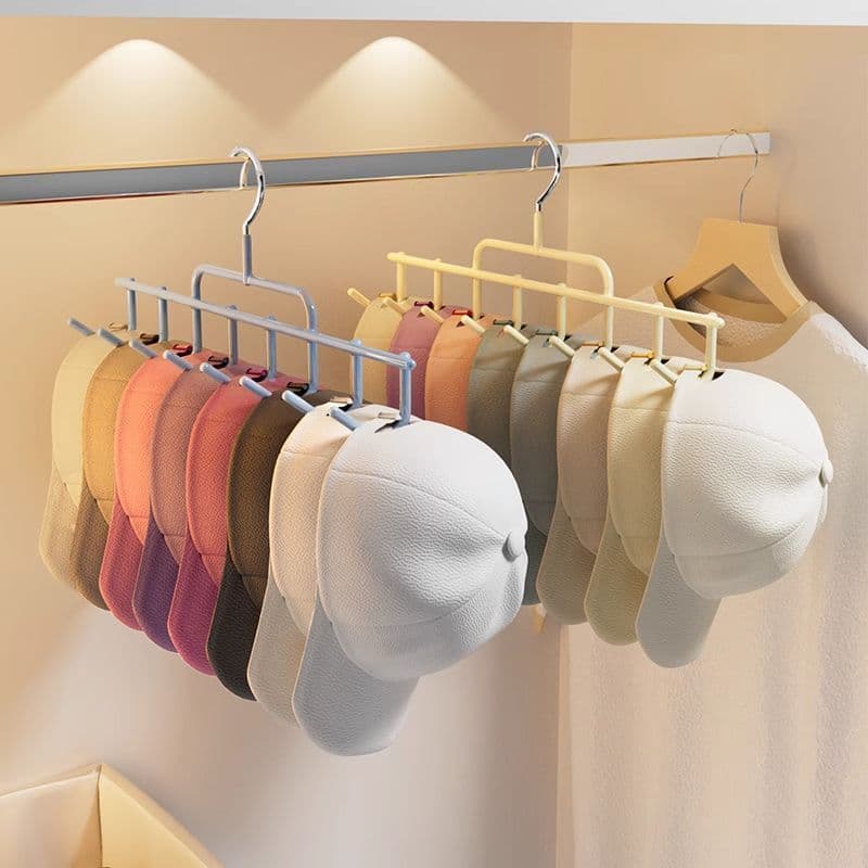 Chapéu de armazenamento ferramenta útil doméstico multifuncional um gancho Multi-pendurado boné de pico roupa interior e